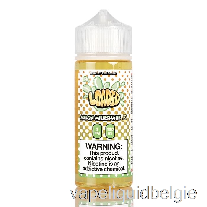 Vape België Meloen Milkshake - Geladen E-vloeistof - Meedogenloze Dampen - 120ml 3mg